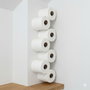 Hanah Home R-Raf302 Soporte de papel higiénico de madera maciza